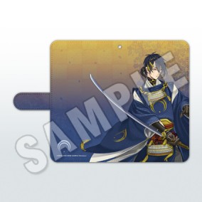 刀剣乱舞-ONLINE- 手帳型モバイルフォンケース（フリーサイズ）06：三日月宗近