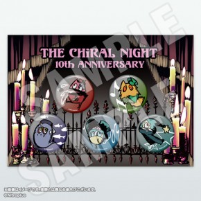 セール商品が満載 THE CHiRAL NIGHT 10th ANNIVERSARY ライブマスコット缶バッジ ピンズ・ピンバッジ・缶バッジ