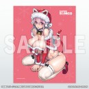すーぱーそに子 キャンバスアート タータン猫耳サンタ Ver.