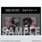 CHiRAL LIVE 2022 × スロウダメージ アクリルスタンド アクスタ CHiRAL LIVE 2022 × スロウ・ダメージ スクエア缶バッジセット